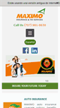 Mobile Screenshot of maximoinsurance.com